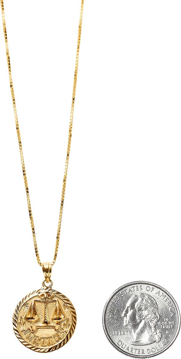Justice Gold Pendant